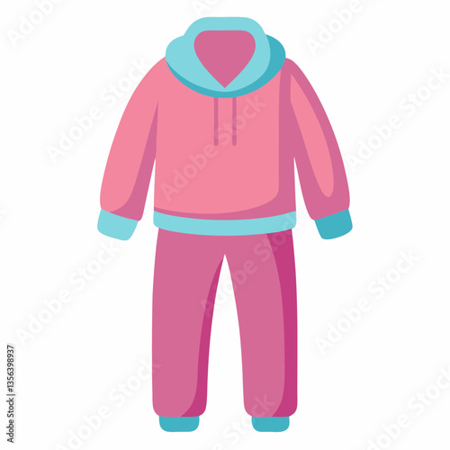 soft fleece lounge set with relaxed fit