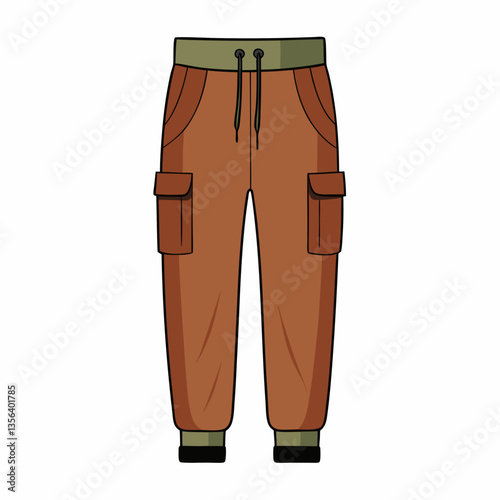 cargo joggers with drawstring waist 