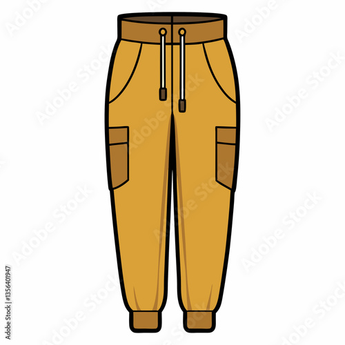cargo joggers with drawstring waist 