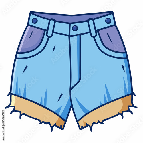 blue jeans shorts