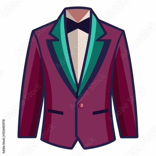 velvet blazer with satin lapels