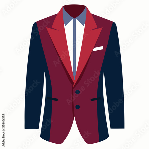 velvet blazer with satin lapels