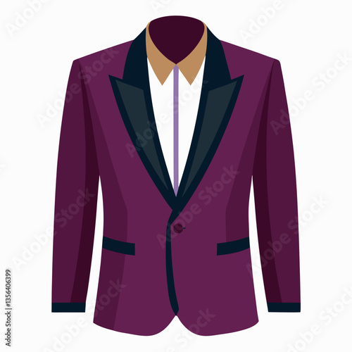 velvet blazer with satin lapels
