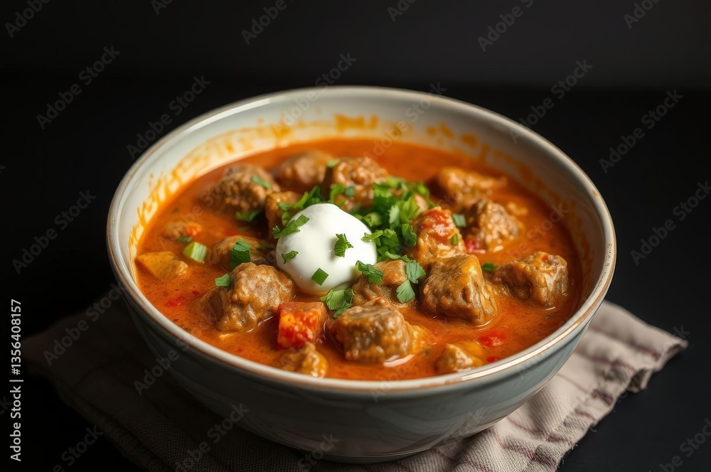Delicious Hungarian Goulash Bowl Delicious Hungarian Goulash Bowl