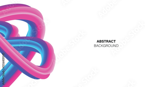 Abstract background fluid design gradient pink purple blue on white background design.