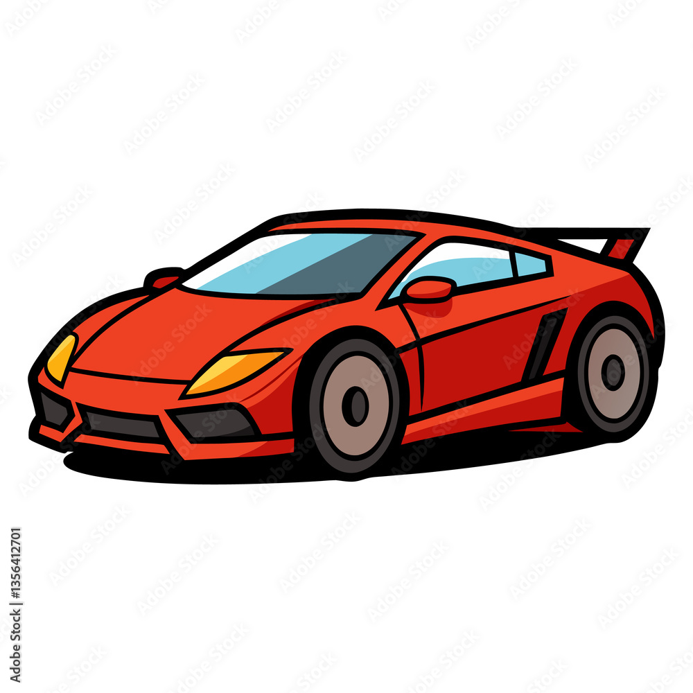 Fototapeta premium sports car vector 
