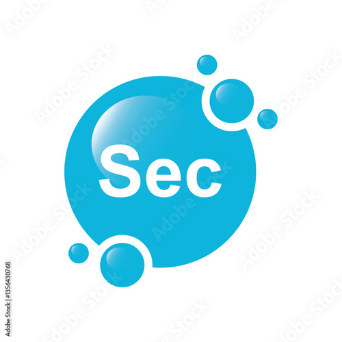 Selenocysteine amino acid blue and chemical formula structural.