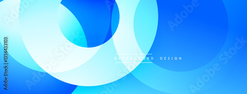 Background design with overlapping circular shapes, featuring smooth gradients and soft lighting effects, creating a dynamic abstract composition