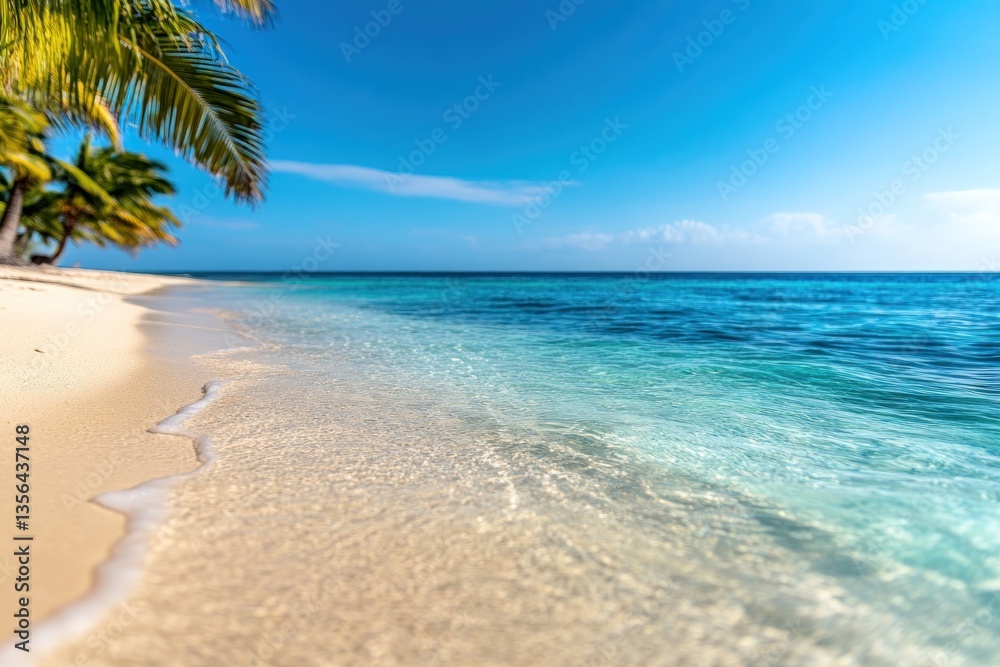 Fototapeta premium Tropical beach scene