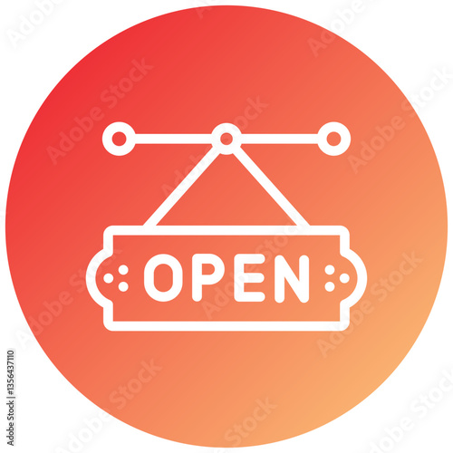Vector Design Store Sign Icon Style