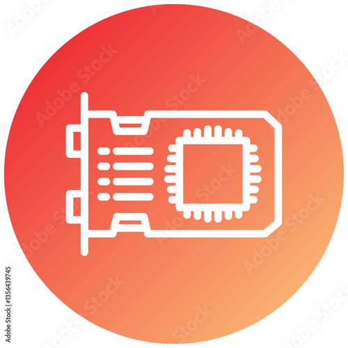 Vector Design Network Interface Card Icon Style