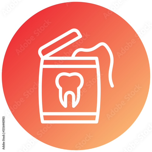 Dental Floss Icon Style