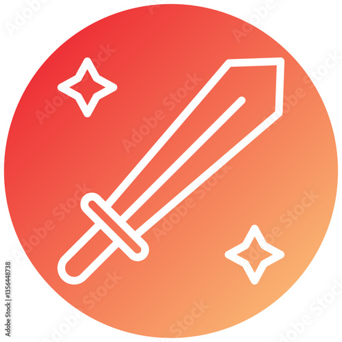 Sword Toy Icon Style