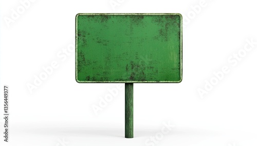 Rusted Green Sign photo
