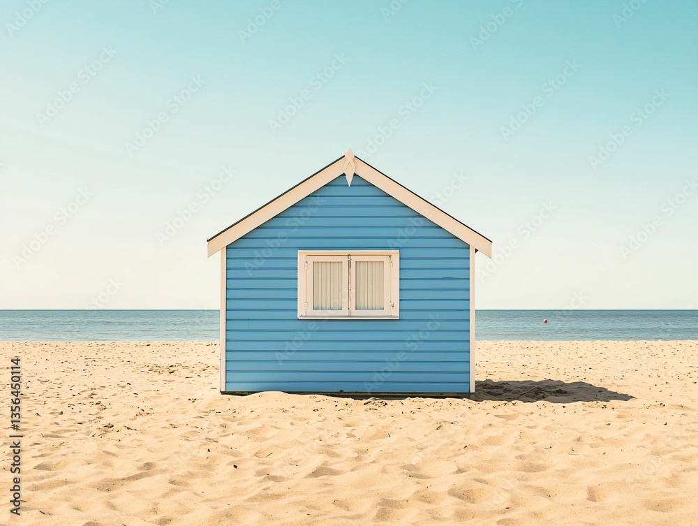 Obraz premium Beach House Blue