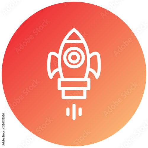 Space Booster Icon Style