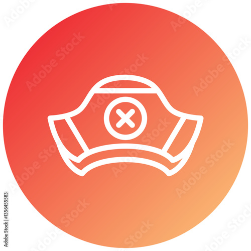 Pirate Cap Icon Style