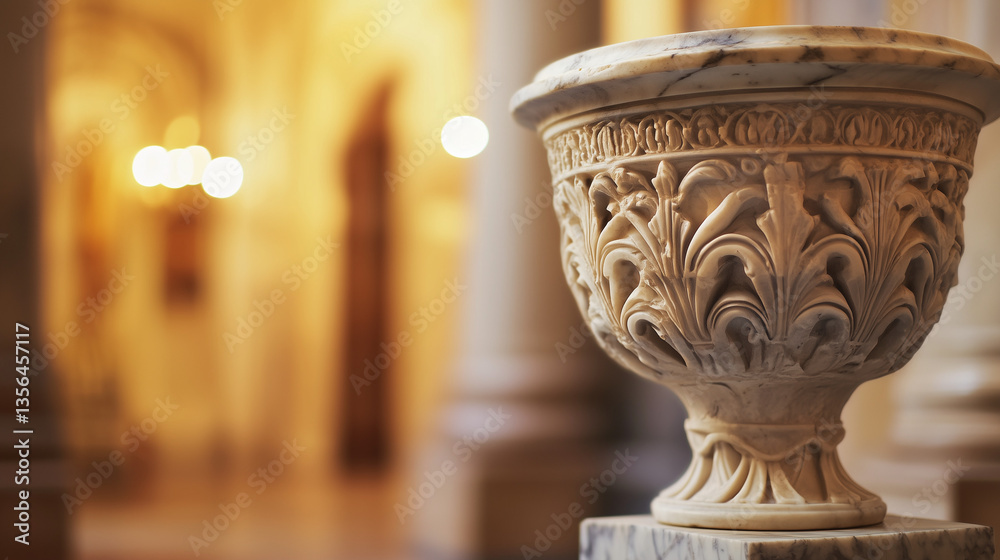 Ancient Artifact Showcased on Marble Pedestal, Symbolizing Timeless Cultural Heritage Ancient Artifact Showcased on Marble Pedestal, Symbolizing Timeless Cultural Heritage
