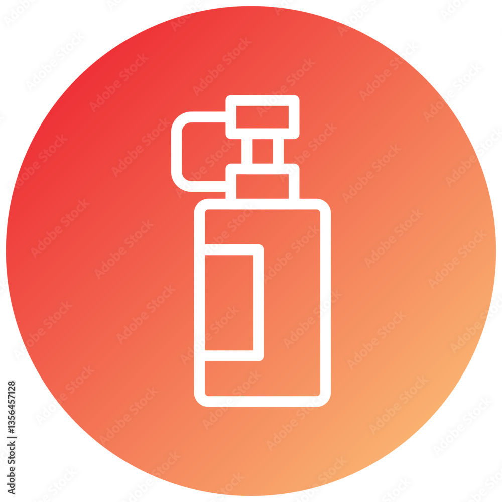 Water Canteen Icon Style Water Canteen Icon Style