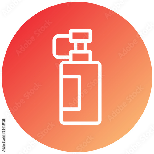 Water Canteen Icon Style