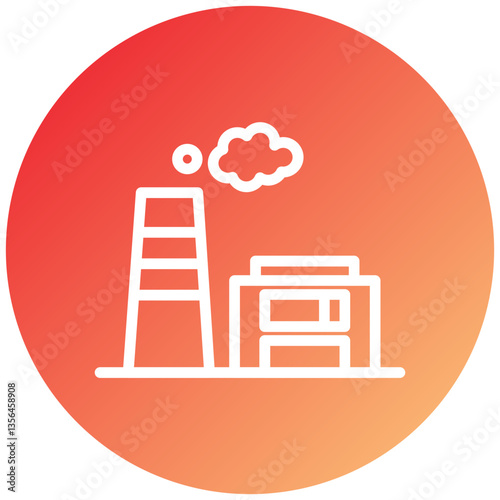 Power Plant Icon Style