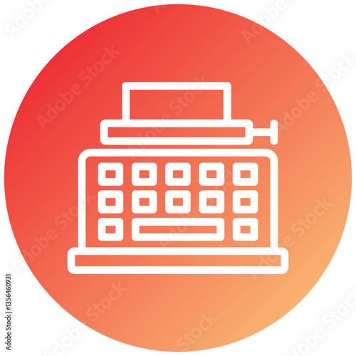 Typewriter Icon Style