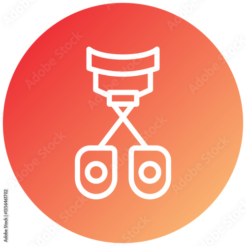 Eyelash Curler Icon Style