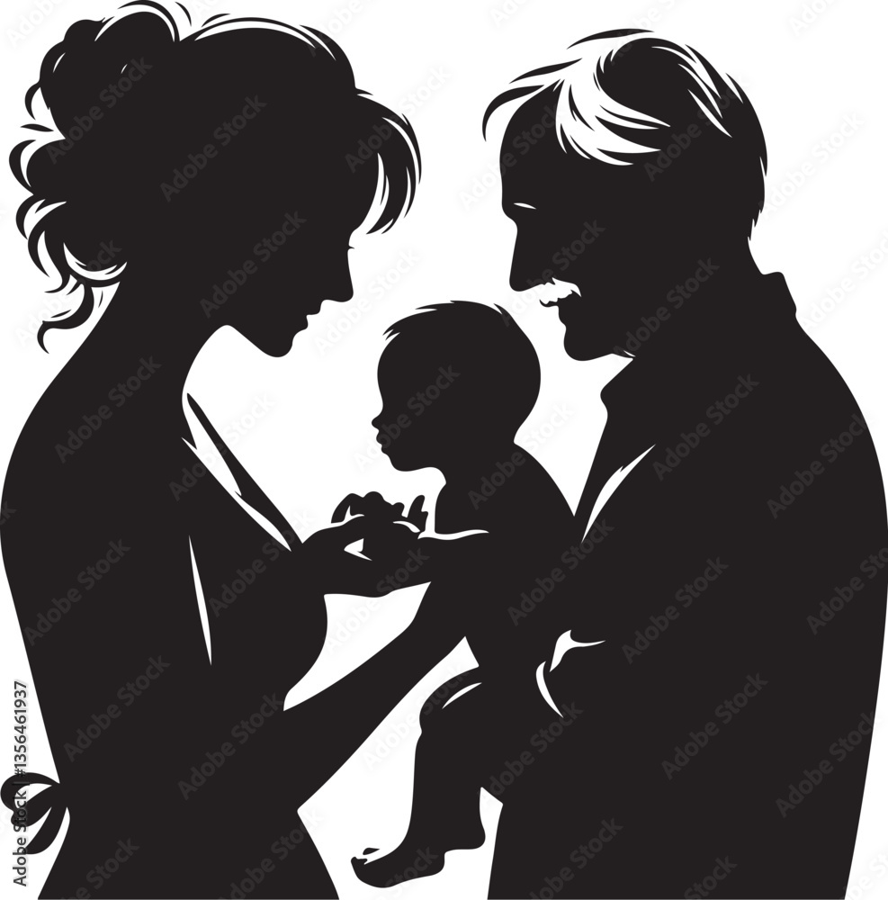 Mother’s Love Silhouette Vector Bundle Mother’s Love Silhouette Vector Bundle