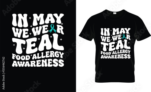 Food Allergy Awareness T Shirt Design 4 