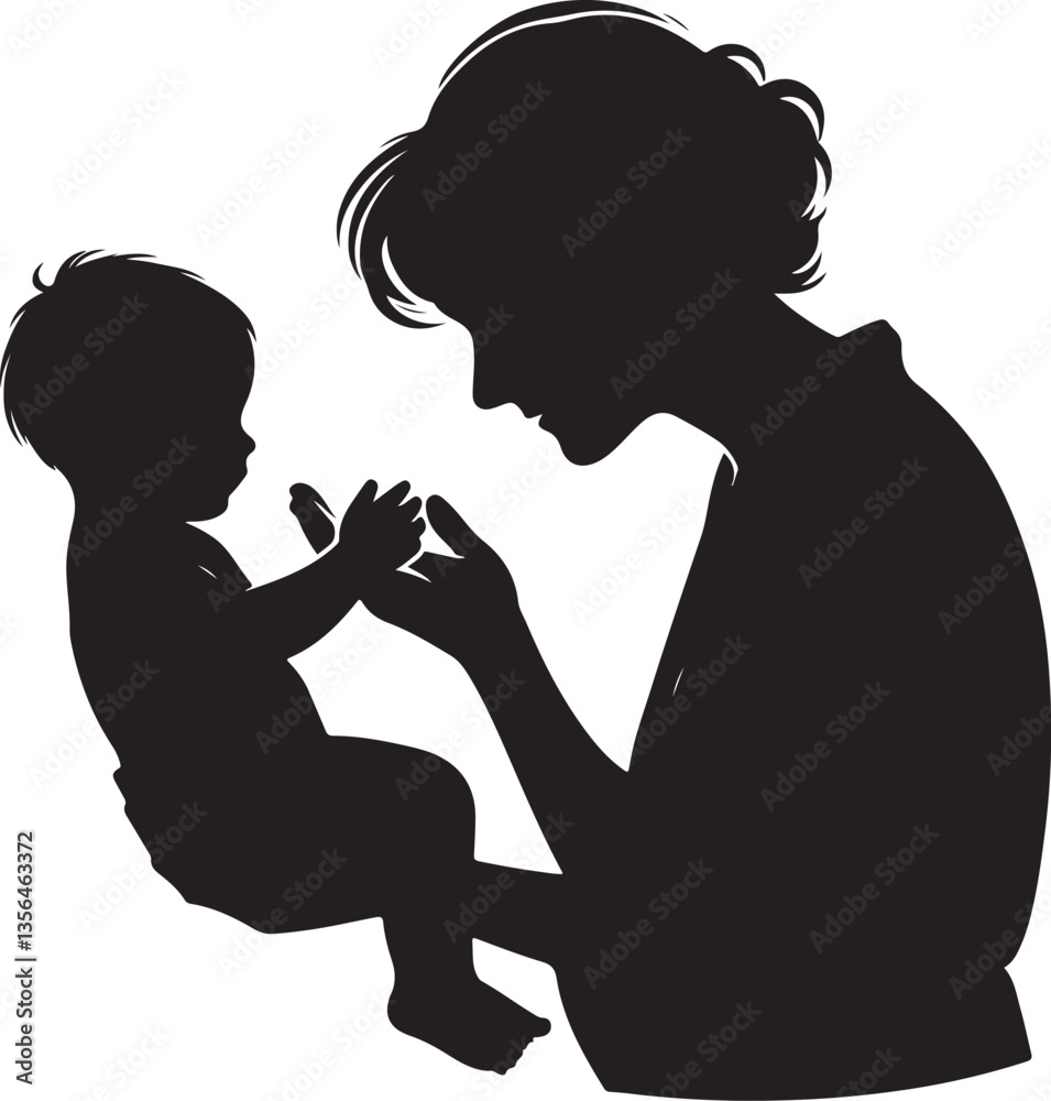 Mother’s Love Silhouette Vector Bundle Mother’s Love Silhouette Vector Bundle