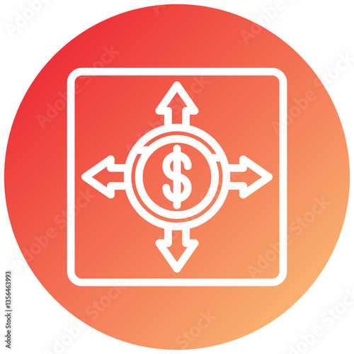 Business Ways Icon Style