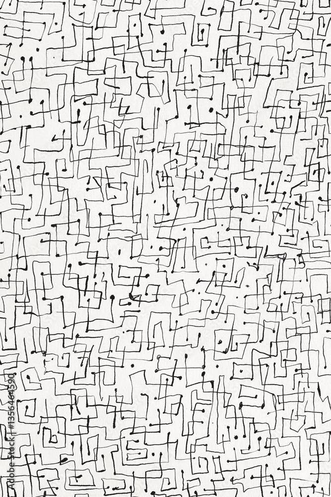 Abstract black and white seamless pattern with intricate line design Abstract black and white seamless pattern with intricate line design