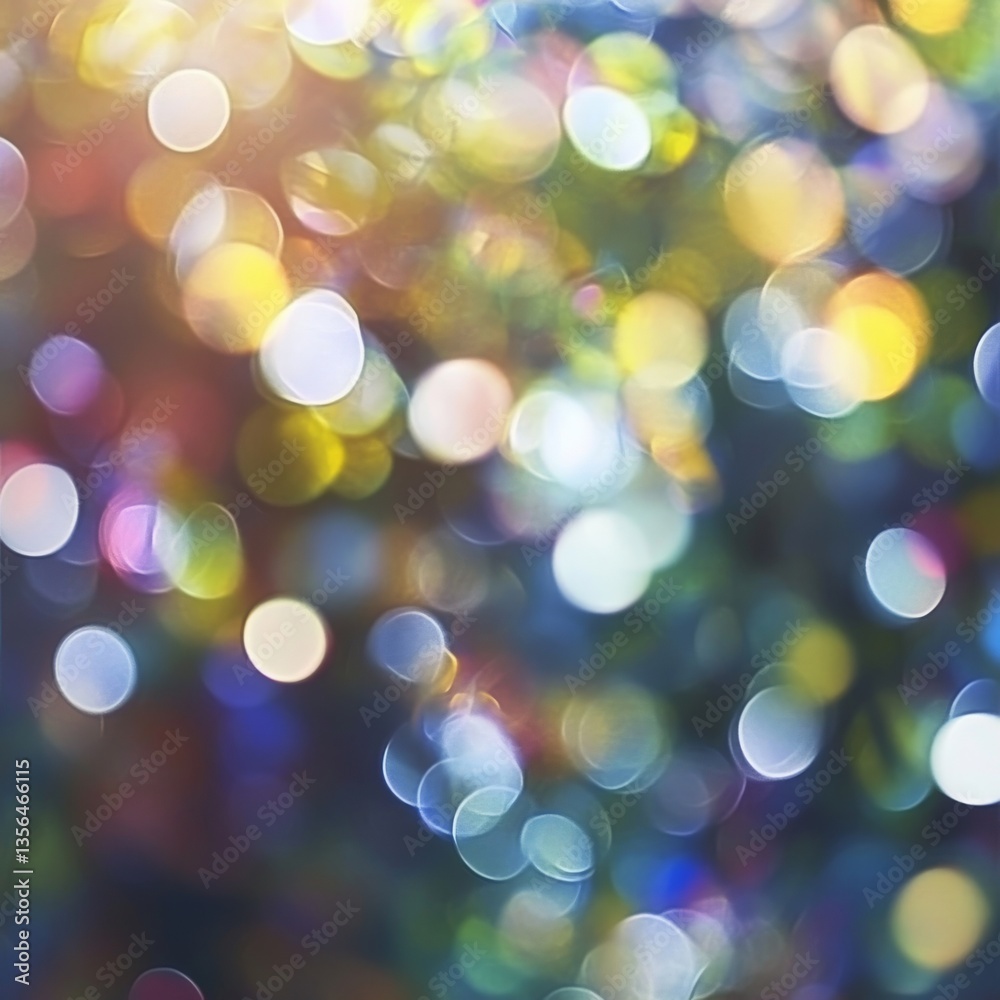 Obraz premium Abstract Bokeh Background with Multicolored Lights