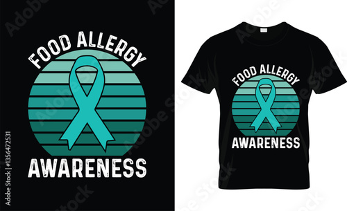 Food Allergy Awareness T Shirt Design 6 
