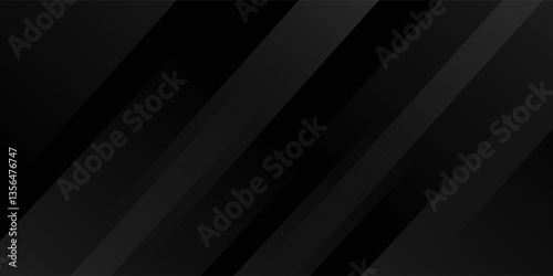 Black abstract background. Elegant dark diagonal shape elements.