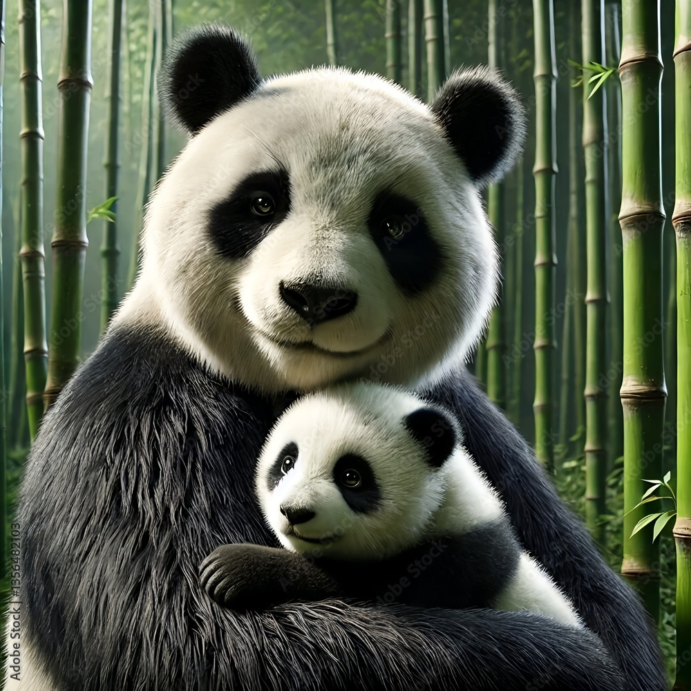 Fototapeta premium Panda, bear, animal, kungfu, bear