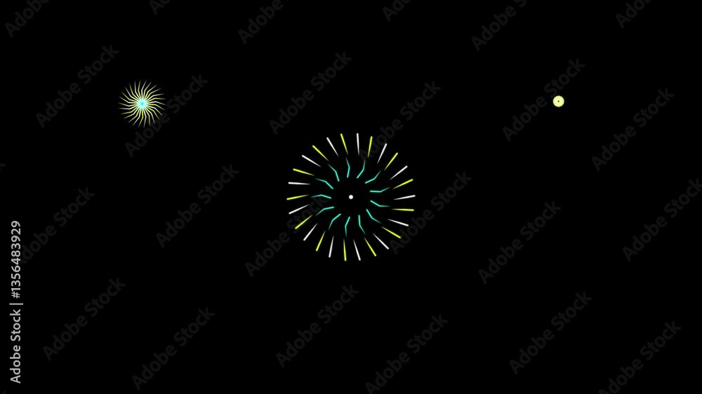 Geometric Circle Bursts and Firework Explosions for Motion Graphics Geometric Circle Bursts and Firework Explosions for Motion Graphics