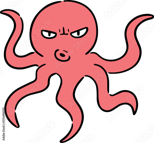Illustration of octopus