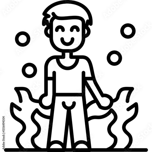 Running Icon Vector Element