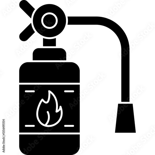 Fire Extinguisher Icon Vector Element