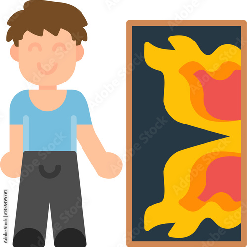 Exit Icon Vector Element