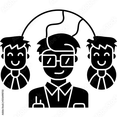 Outsourcing Icon Vector Element