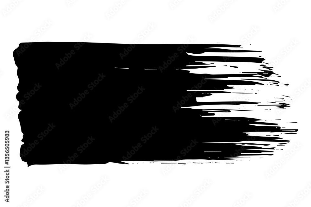 Abstract watercolor paint. Isolated grunge element for paper design. Ink paint brush stains or spots on white background