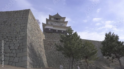 丸亀城の風景（丸亀市）