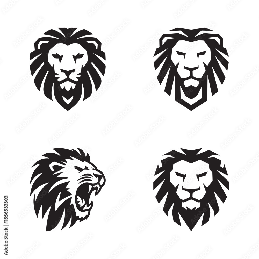 Fototapeta premium lion logo 