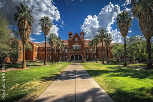 University of Arizona: Old Main Architecture, City Landscape Landmark photo