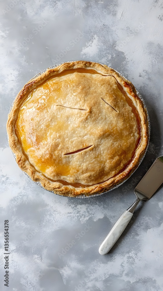 Delicious Homemade Peach Pie Baked Golden Crust Sweet Dessert Delicious Homemade Peach Pie Baked Golden Crust Sweet Dessert