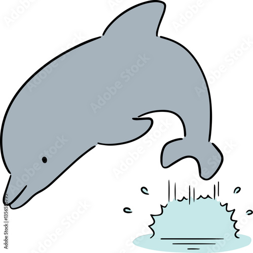 Illustration of dolphin