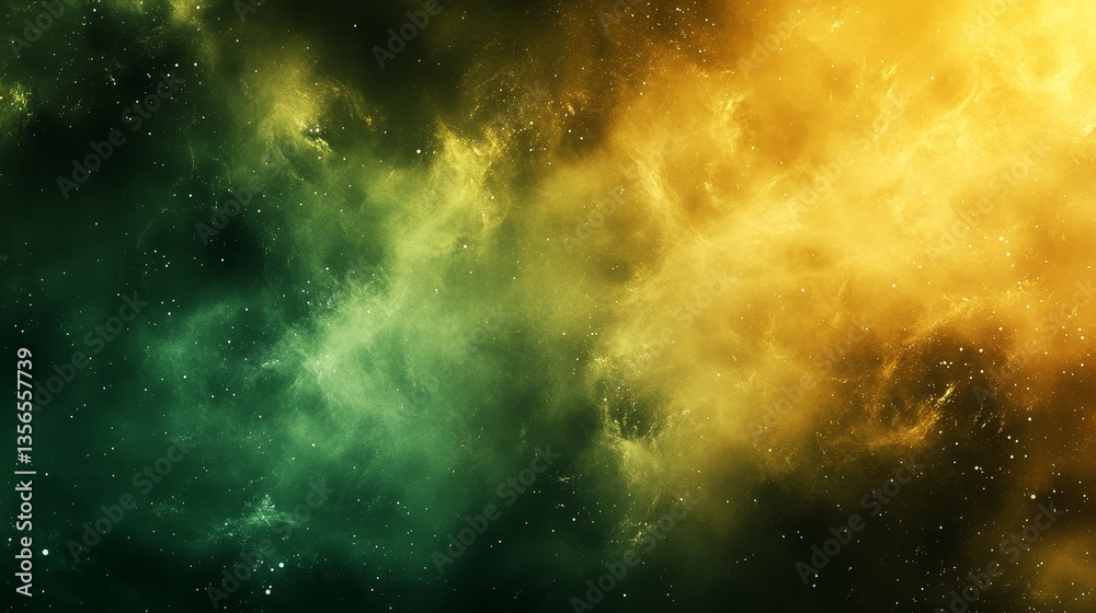 Fototapeta premium Green and yellow gradient background or abstract blurry fresh green and yellow background. Defocused abstract yellow and green Background. Green and yellow abstract gradient background with noise.