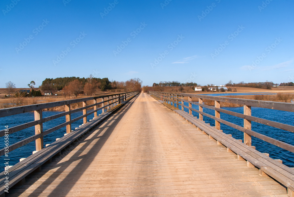 Wiosenne rozlewiska rzeki Narwi, Podlasie, Polska
